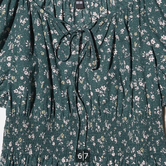 Uniqlo Puff Sleeve Dress - Picture 6 of 7